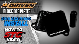 Driven 2018 Suzuki GSX-R1000 Block Off Plate Install | Sportbike Track Gear