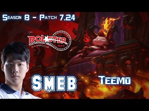 KT Smeb TEEMO vs VLADIMIR Top - Patch 7.24 KR Ranked
