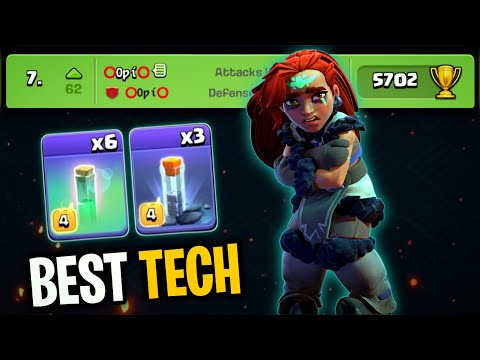 RC Charge With Meteor Golem + Root Rider + Thrower Is Crazy Strategy For Th17, Th18! Clash of clans