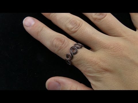 Beginner Wire Wrap Swirl Ring Tutorial