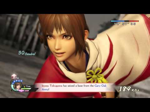 Samurai Warriors 4 Empires Gary Oak Nightmare Difficulty Part 8 - Japanese Australia