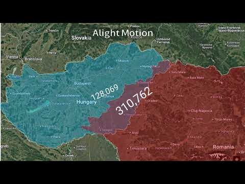 Romania vs Hungary using google earth