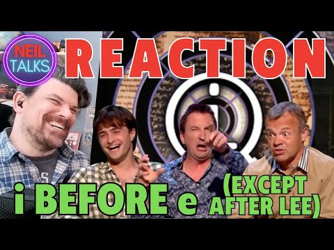 CLASSIC QI REACTION Series H Episode 14 XL - Hocus Pocus (Lee Mack, Daniel Radcliffe, Graham Norton)