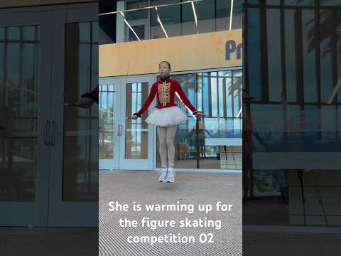 Yedda is warming up for the figure skating competition 06/02/2024 #iceskating