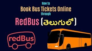 Online Bus Ticket Booking Through RedBus (Telugu) - Step by Step Guide