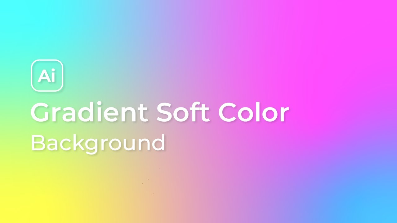 Simple Way to Make Beautiful Gradient Background | Adobe Illustrator Tutorials