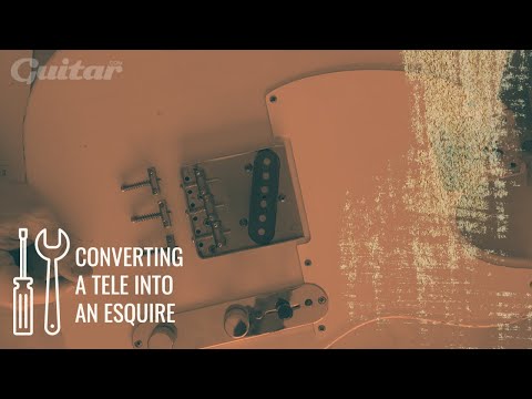 DIY Workshop: How to convert a Telecaster into an Esquire | Guitar.com