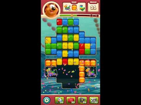 Toon Blast Level 7998 - NO BOOSTERS 🐻🐺🐱 | SKILLGAMING ✔️