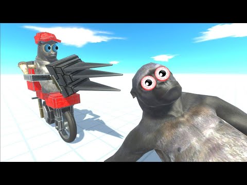 CRAZY DELIVERY MONKEY IN THE PRIMATES VILLAGE  -  ANIMAL REVOLT BATTLE SIMULATOR
