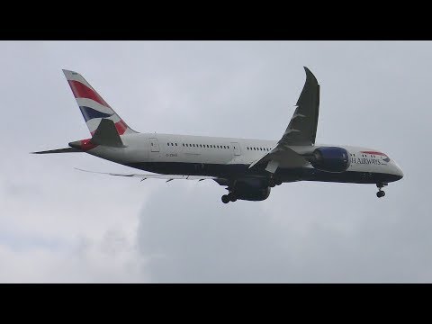 [4K] LATE GO AROUND | British Airways Boeing 787-9 at London Heathrow