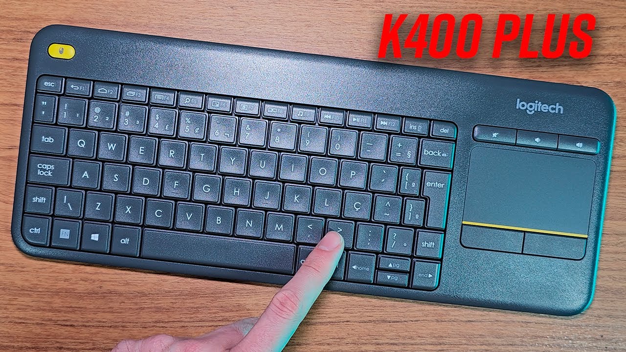 Logitech K400 Plus: O teclado sem fio com touchpad que vai mudar a forma como você usa sua TV e PC