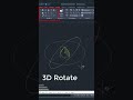 3D ROTATE AUTOCAD Shorts