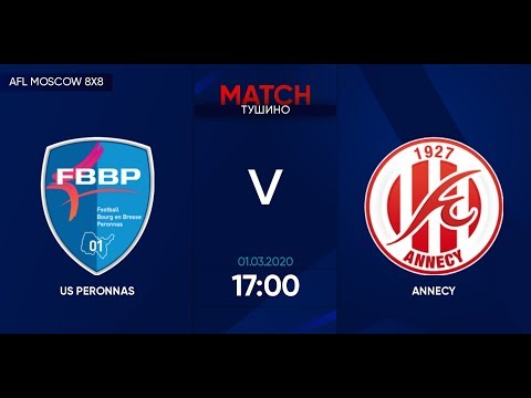 AFL20. France. Ligue 3. Day 1. US Peronnas - Annecy.