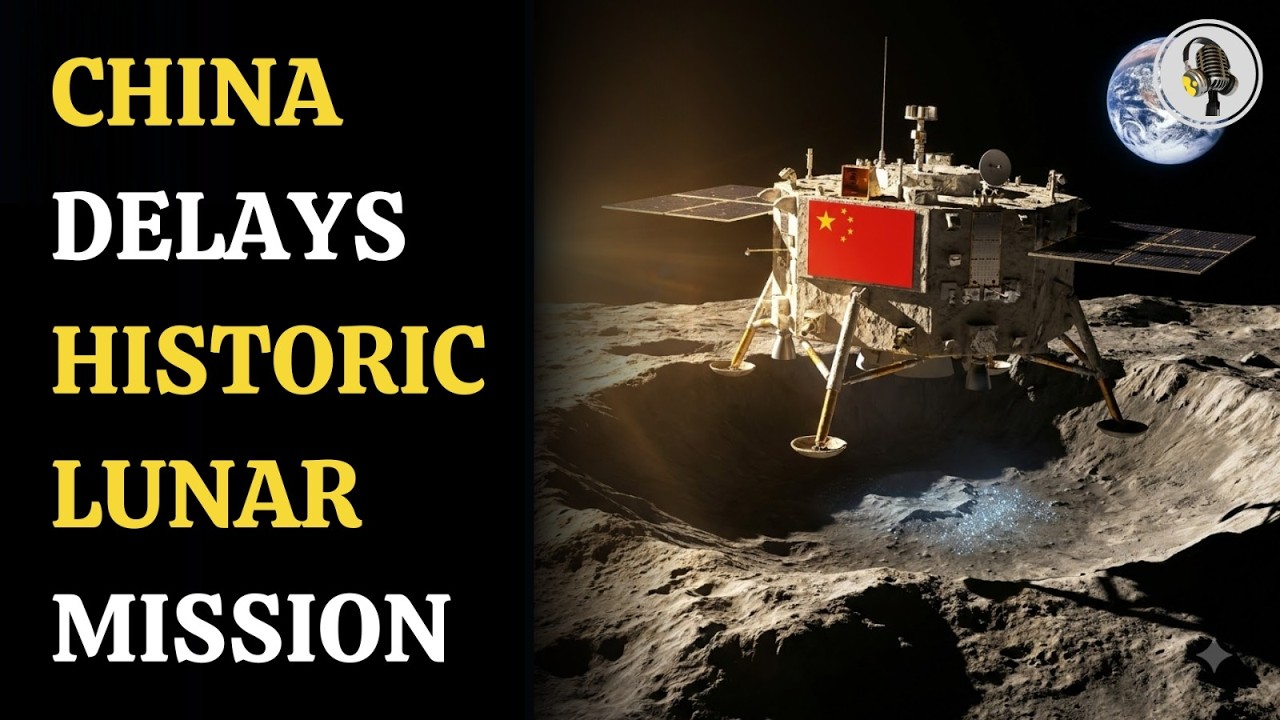 China Delays Chang’e 7 Mission to Hunt Water on Moon | WION Podcast