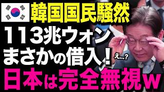 【海外の反応】K国民が騒然！まさかの113兆ウォン借入…日本完全無視！【メイドインJAPAN】