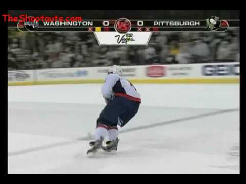 Alexander Ovechkin (WSH) vs. Ty Conklin (PIT) Shootout January 21, 2008