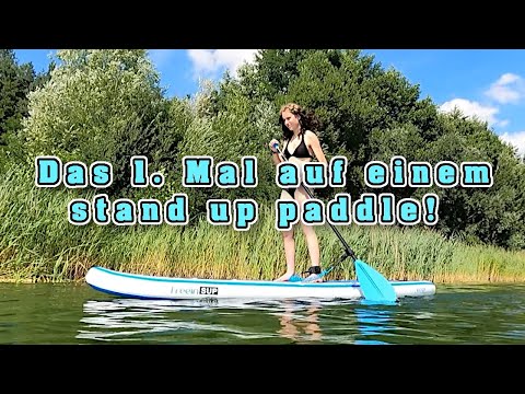 Top oder Flop? Ohne Übung einfach lospaddeln mit dem FreeinSUP Paddel Board!