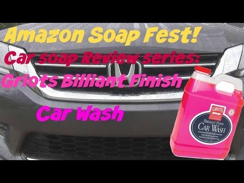 Amazon Soap Fest Review of Griots Brilliant Finish Car Wash