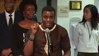 President of Ghana Shocked when asked a question, while young man degrades Uganda's president.