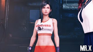 Tifa in Hooters Outfit