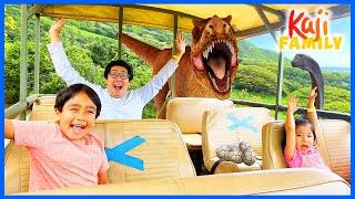 Jurassic World Dinosaur Jungle Adventure at Kualoa Ranch in Hawaii!