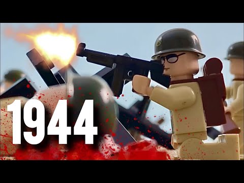 LEGO WW2 D-DAY - Battle For Omaha Beach - Stop Motion