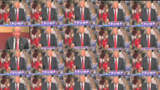 Trump says "China" 1.35 billion times. Which is the actual population of China.