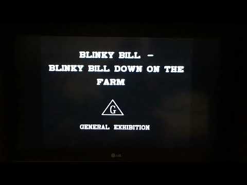 Opening To Blinky Bill Down On The Farm (1996) Australian VHS
