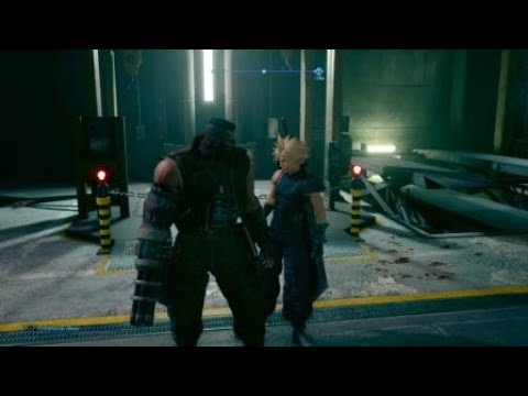 Barret questions Cloud's age (FINAL FANTASY VII REMAKE )