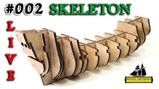 Ep. 002 - MAYFLOWER (1620) - SKELETON - Model Shipways KIT in scale 1:76