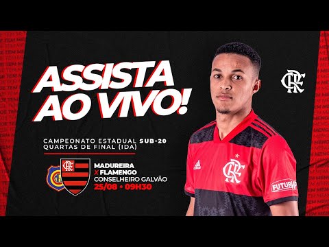 Madureira x Flamengo AO VIVO |  Campeonato Estadual Sub 20 - Quartas de Final Jogo 1