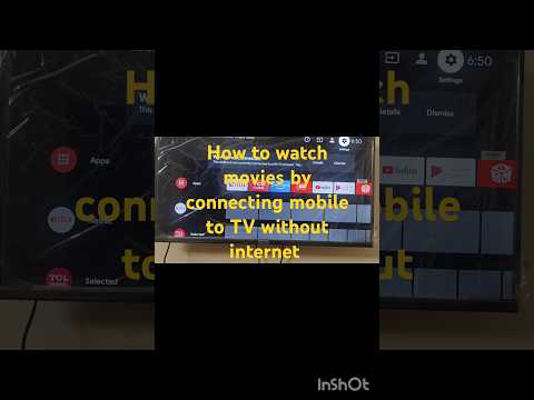 How to connect mobile to android/Smart tv in Telugu #Watch movies in tv by connecting to mobile #