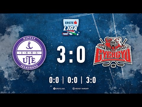 Gólösszefoglaló EL 59 - UTE - Gyergyói Hoki Klub 3-0 20221030