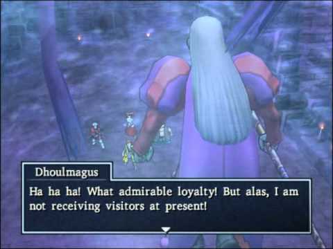 102 Dragon Quest 8 Cut-scene - Approaching Dhoulmagus in the Dark Ruins
