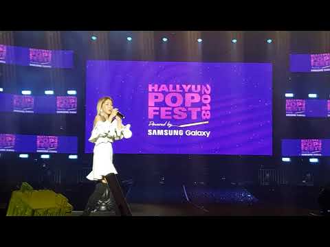 [180909] HallyuPopFest 2018 Heize Part 3/6 - Talk