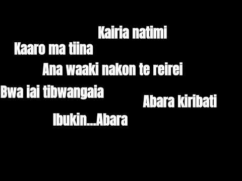Iai tibwangau ibukin abau kiribati karaoke