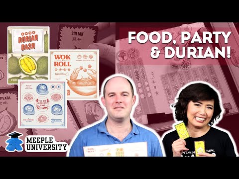 Durian Dash, Wok & Roll and the new Wok & Roll: The Korean Wave expansion?? - Food themed games!