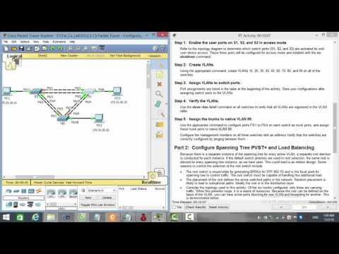 [CCNA S3] 2.3.1.5 Packet Tracer - Configuring PVST
