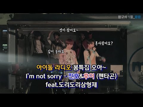 [아돌라] I'm not sorry - 진호&후이(펜타곤) feat 도리도리삼형제