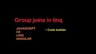 Group Join In Linq | Group Join | Linq | Example | In hindi