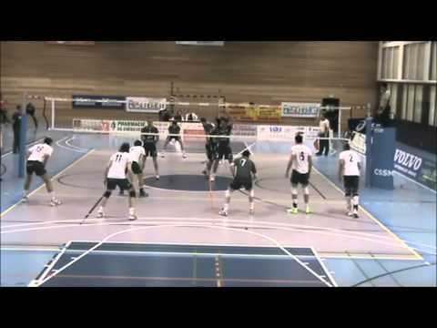 Daniel Mathews:  Chenois vs. Schonenwerd & Lugano Volleyball Sideout Actions