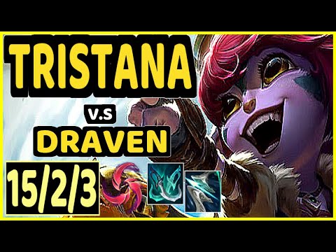 TRISTANA vs DRAVEN - 15/2/3 KDA BOTTOM ADC GAMEPLAY - EUW Ranked DIAMOND