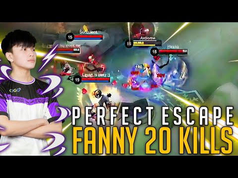 FANNY AGGRESSIVE 20 KILLS! | Perfect Escape | Fanny Gameplay by Kairi