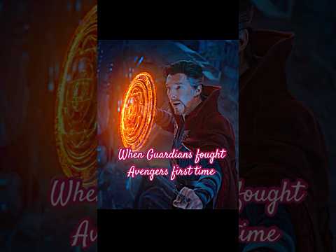When Guardians fought Avengers first time #shortvideo#foryou#movie