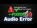Fixed ️ YouTube Audio Renderer Error Please Restart Your Computer