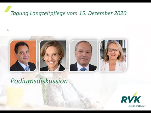 Podiumsdiskussion RVK Tagung Langzeitpflege 2020