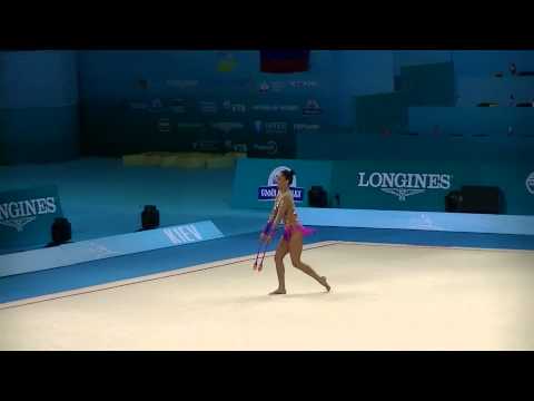 Garcia Natalia (ESP)  clubs   World Championships RG 2013 Qual
