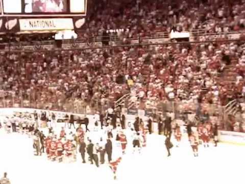 2009 Stanley Cup Finals Game 7 - Handshakes Penguins & Red Wings