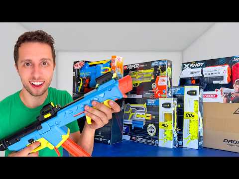 Nerf Rival vs Nerf Hyper vs XShot Chaos - Which is best?