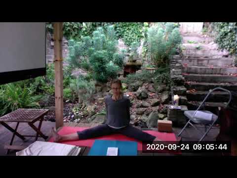 Intermediate Iyengar Yoga class: Hanumanasana